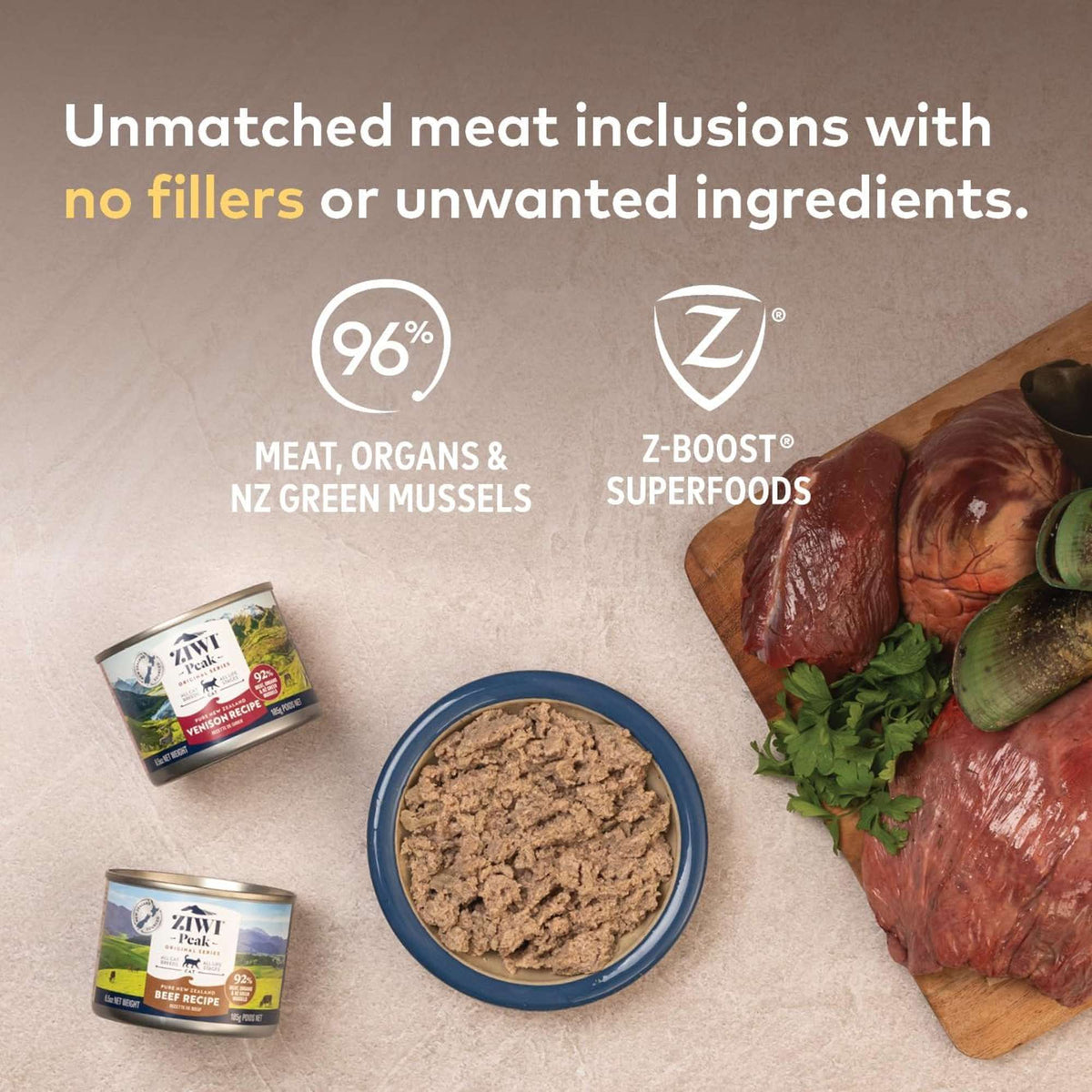 Ziwi Peak Venison Recipe Canned Cat Food