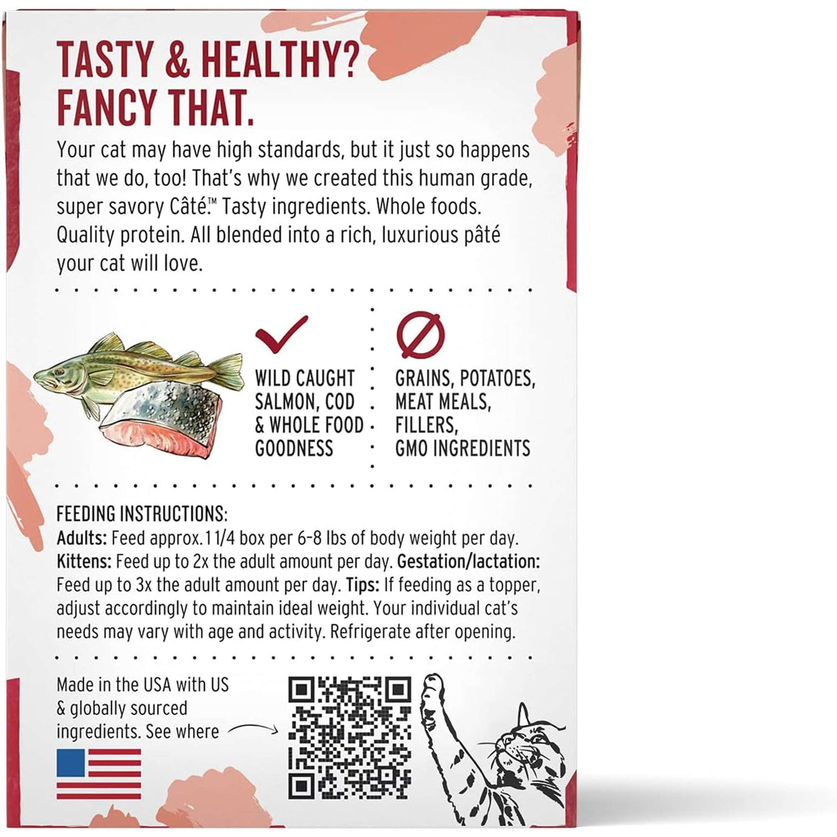 The Honest Kitchen Câté Grain Free Salmon &amp; Cod Cat Food