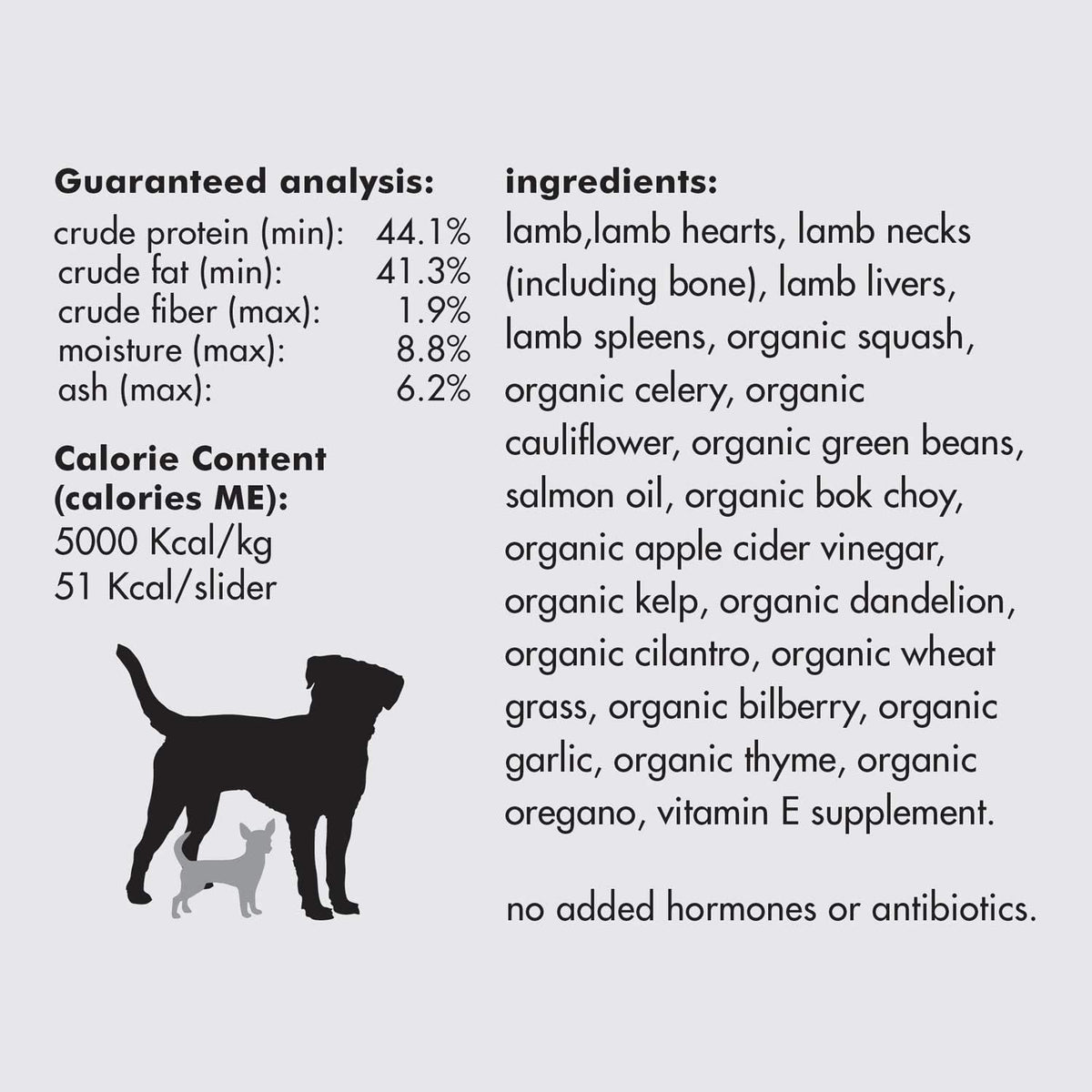 Small Batch Freeze-Dried Raw Lamb Sliders Dog Food
