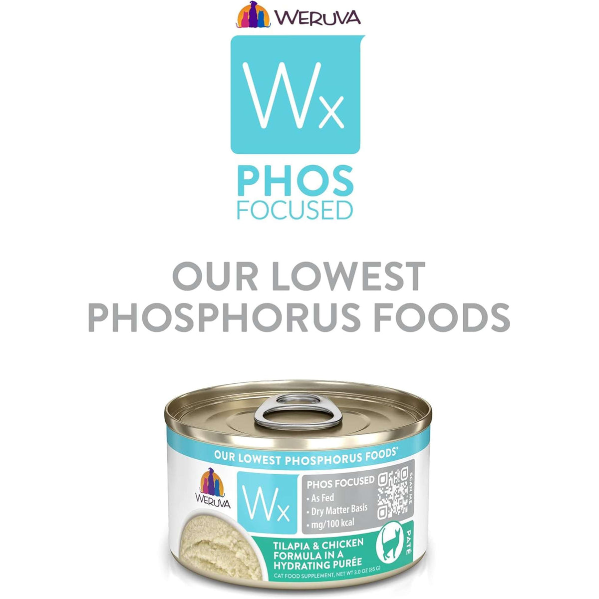 Weruva Wx Phos Focused Tilapia &amp; Chicken Canned Cat Food
