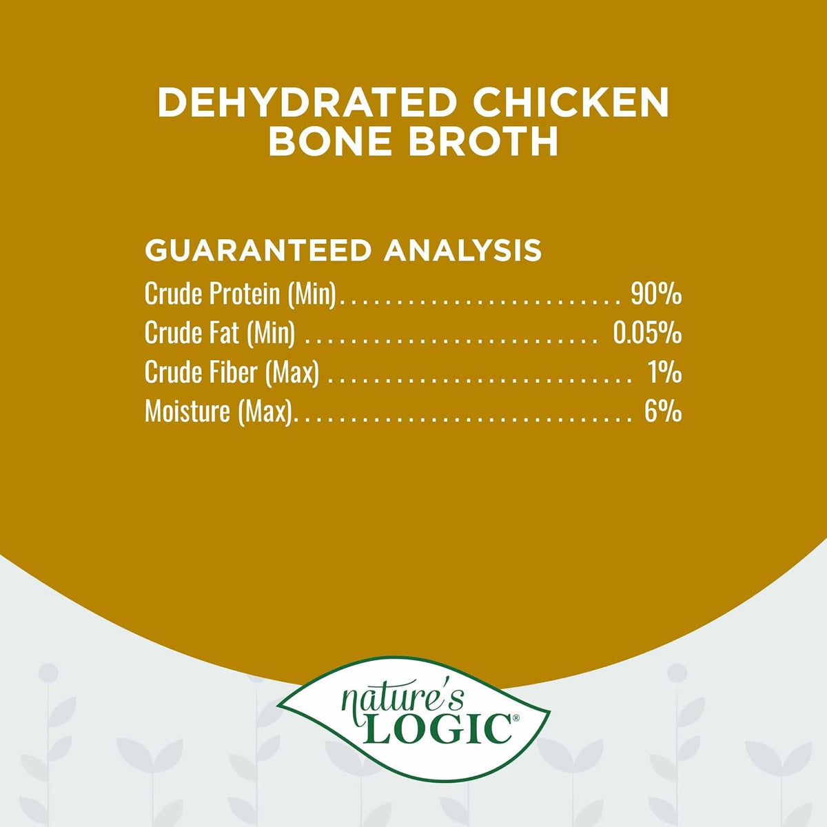 Nature&#39;s Logic Dehydrated Chicken Bone Broth for Dogs &amp; Cats