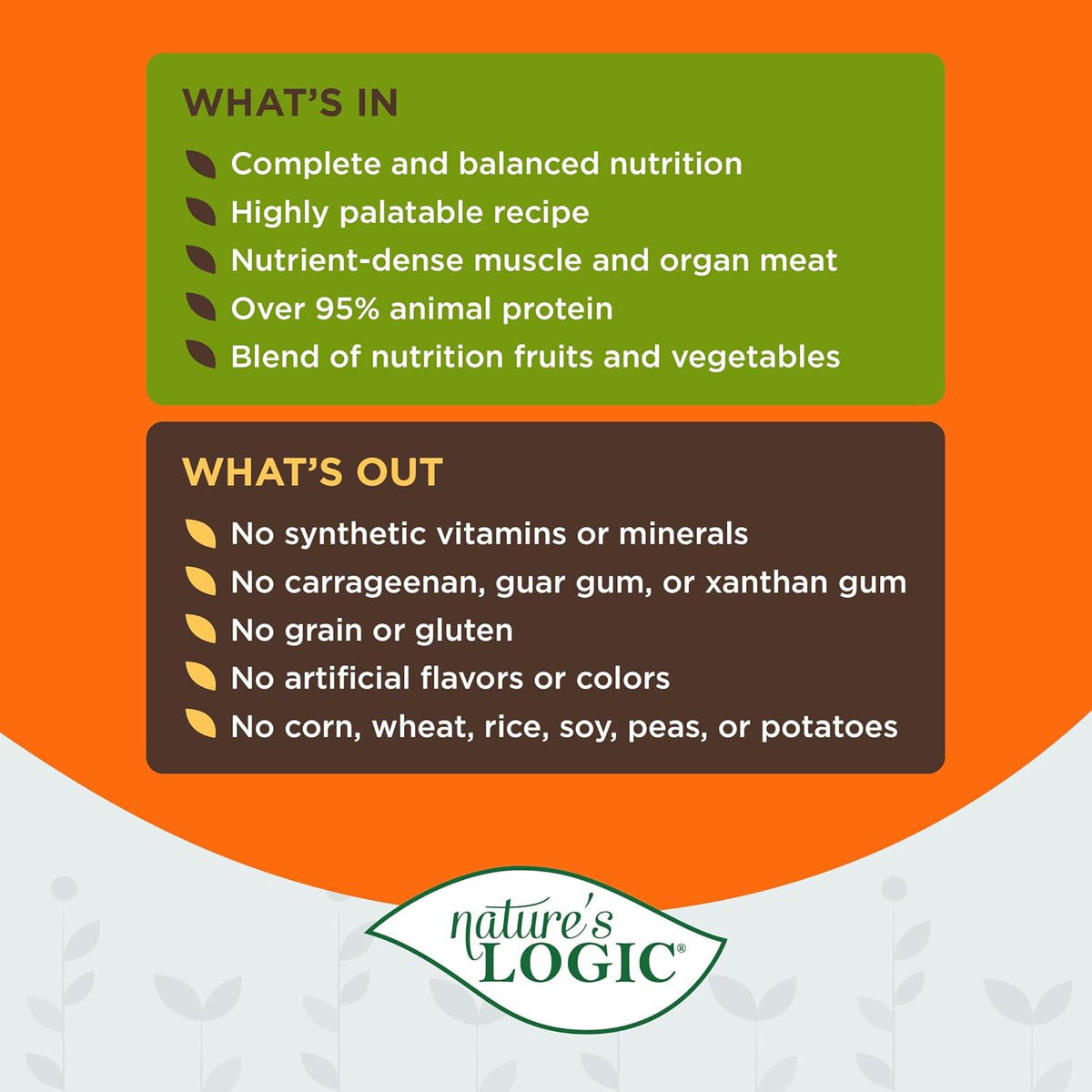 Nature&#39;s Logic Feline Duck &amp; Salmon Feast Canned Cat Food