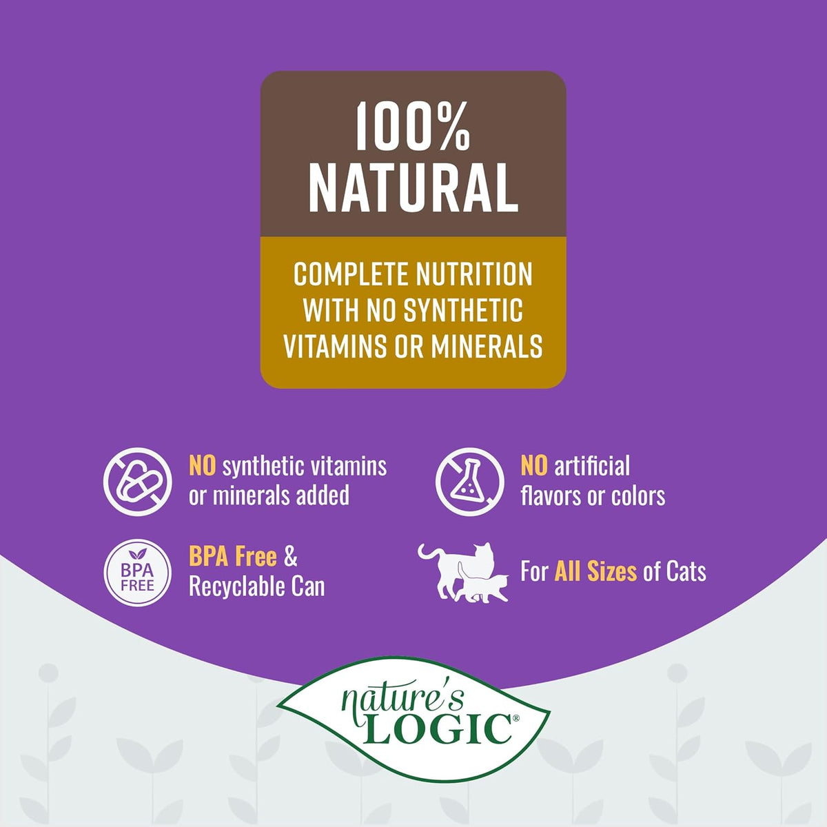 Nature&#39;s Logic Feline Rabbit Feast Canned Cat Food