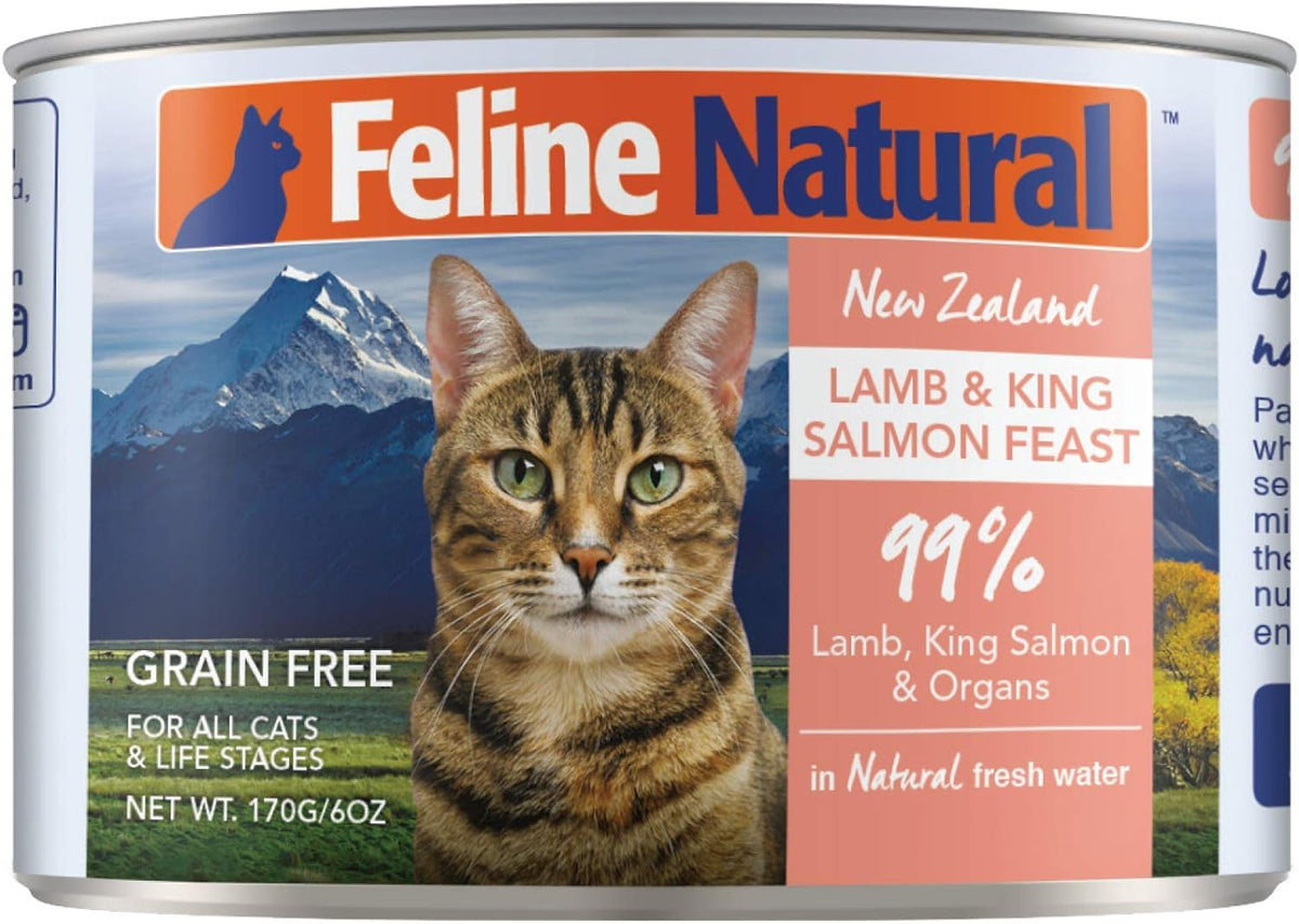Feline Natural Grain Free Lamb &amp; Salmon Feast Canned Cat Food