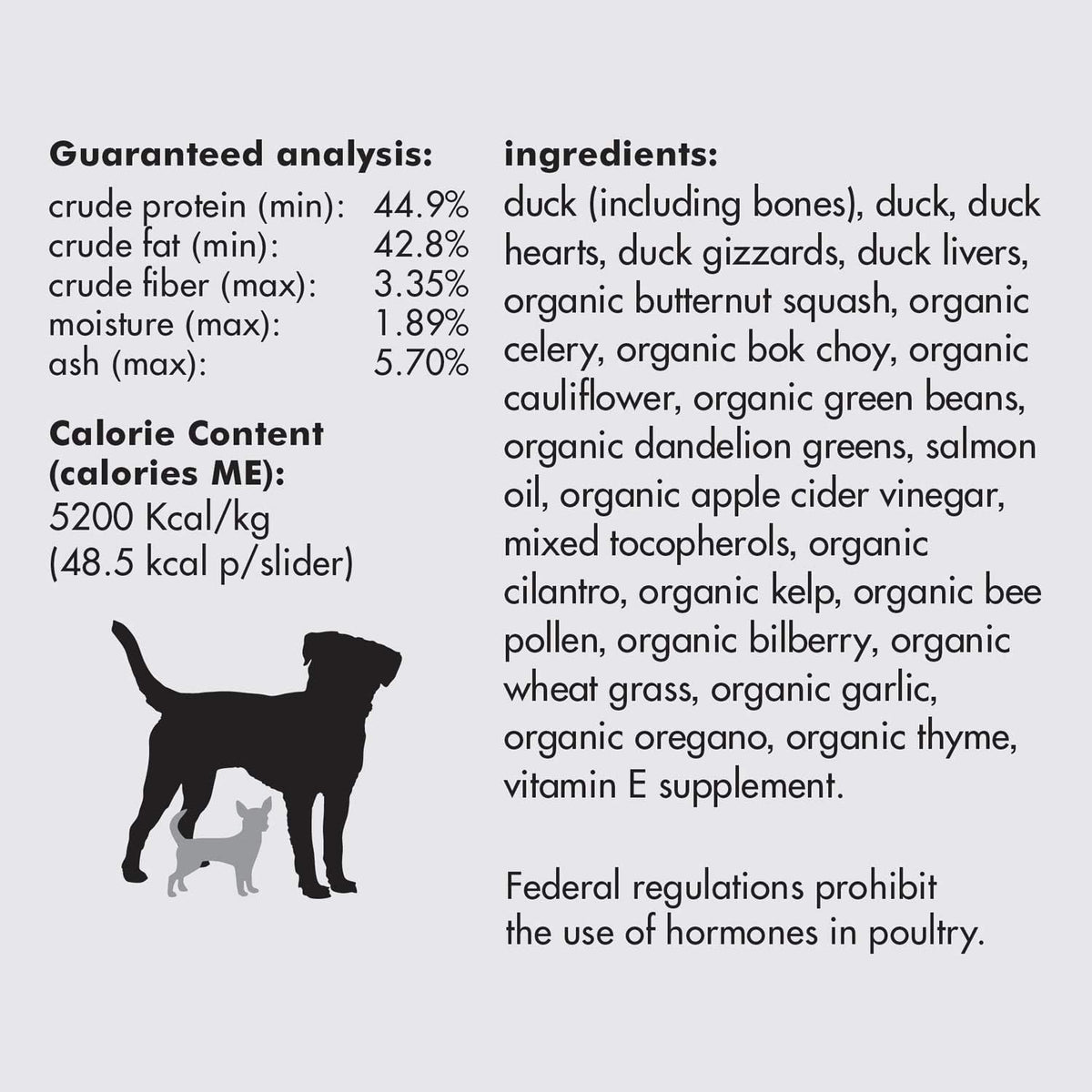Small Batch Freeze-Dried Raw Duck Sliders Dog Food