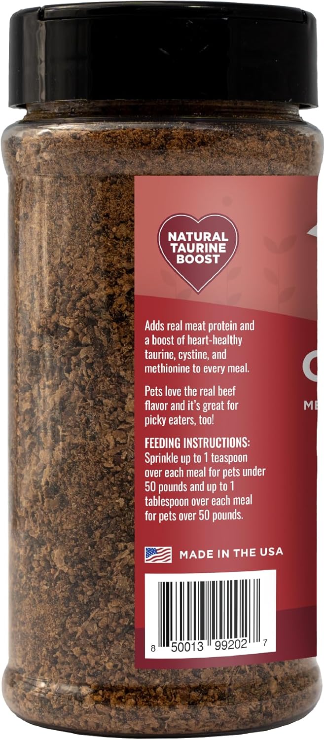Nature&#39;s Logic Beef Crumble Dog &amp; Cat Meal Topper