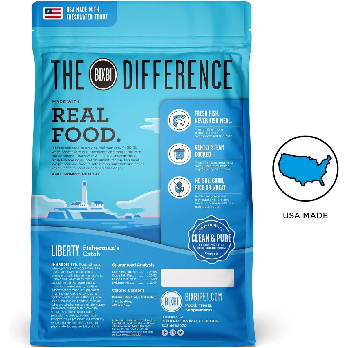 Bixbi Liberty Grain Free Fisherman Catch Dog Food