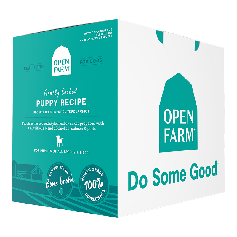 Open Farm Gently Cooked Puppy Frozen Dog Food