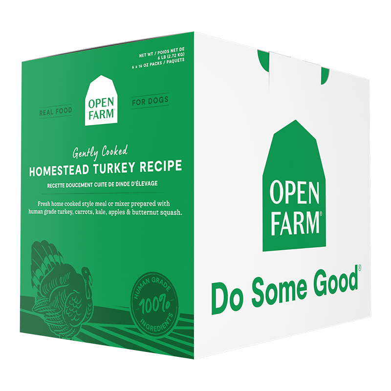 Open Farm Gently Cooked Homestead Turkey Frozen Dog Food