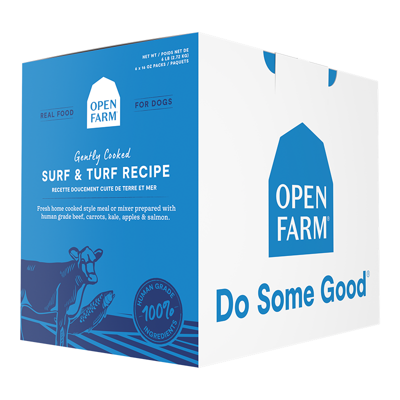 Open Farm Gently Cooked Surf &amp; Turf Frozen Dog Food