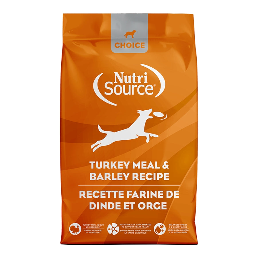 NutriSource Choice Turkey Meal &amp; Barley Dog Food
