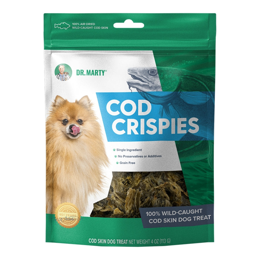 Dr. Marty Air-Dried Cod Crispies Dog Treats