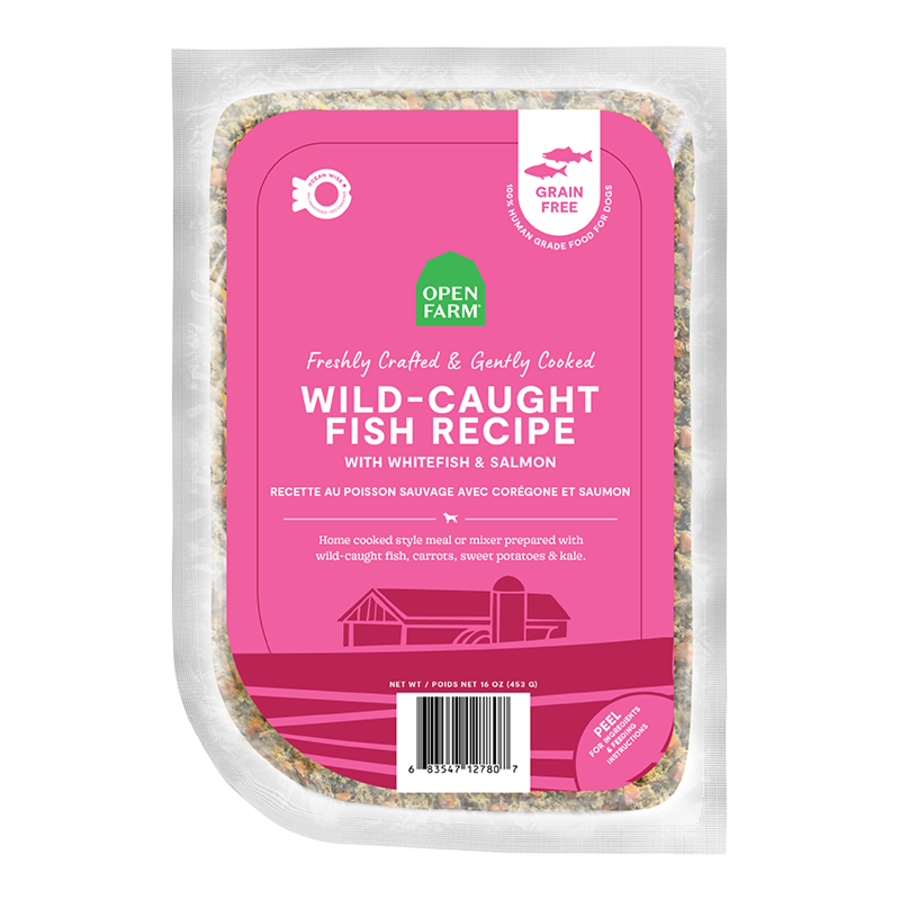 Open Farm Gently Cooked Wild-Caught Fish Frozen Dog Food
