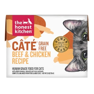 The Honest Kitchen Câté Grain Free Beef &amp; Chicken Cat Food