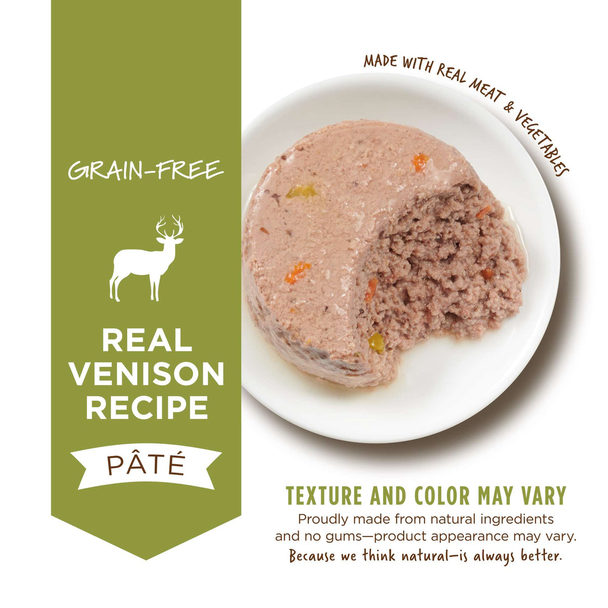Instinct Original Grain-Free Pate Real Venison Recipe Canned Cat Food