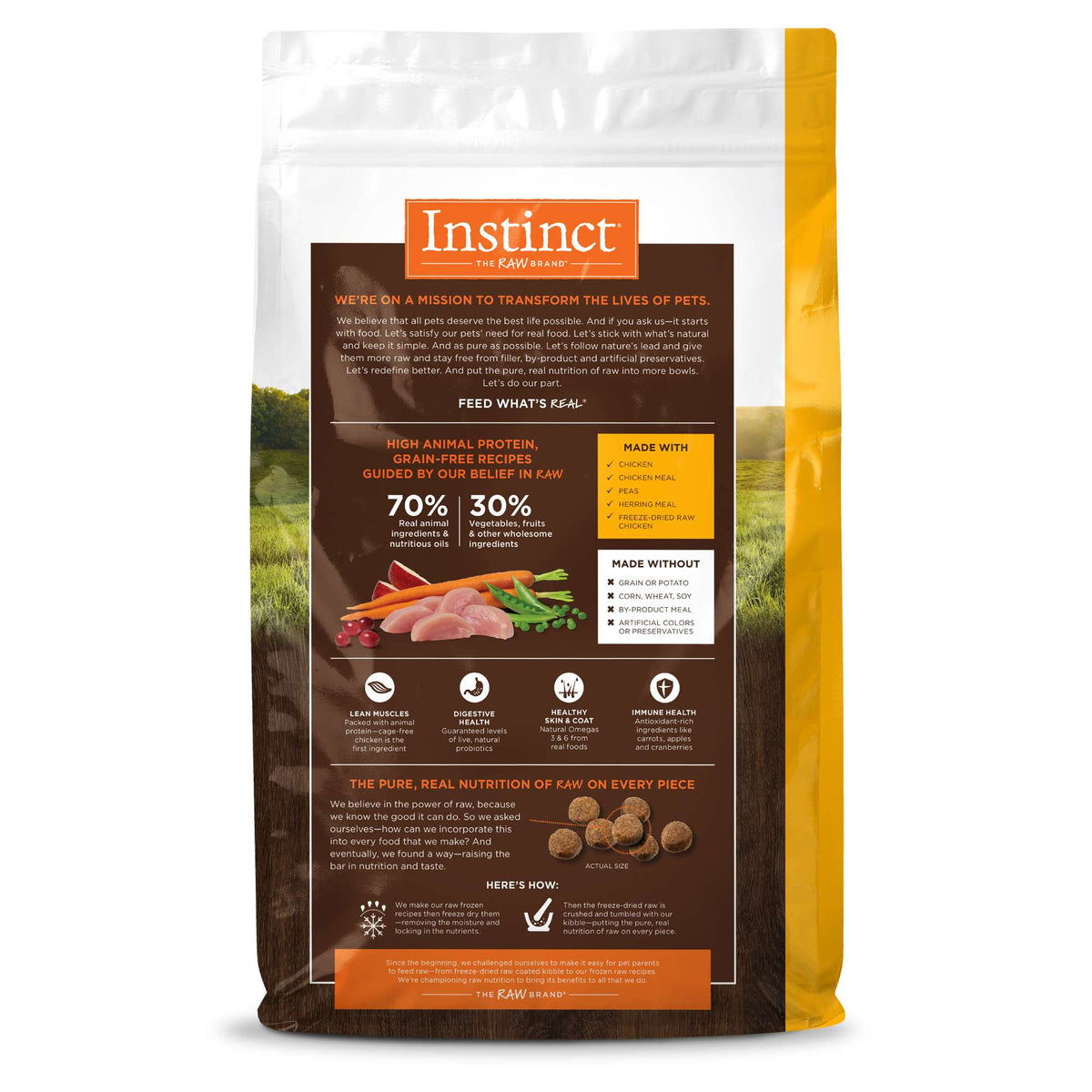 Instinct Original Grain-Free Recipe with Real Chicken Dry Dog Food