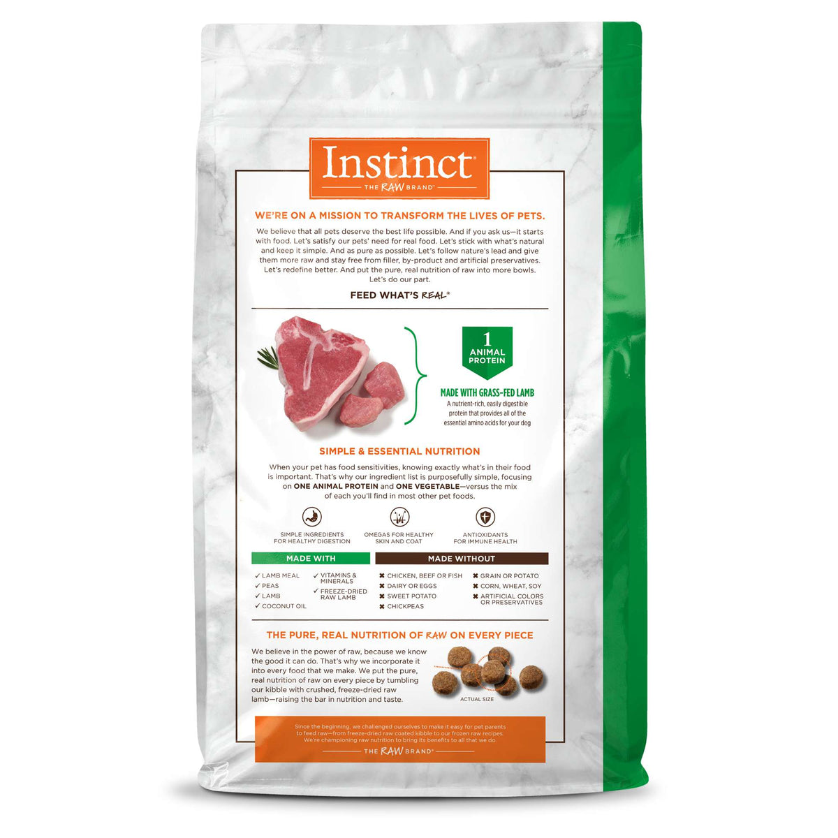 Instinct Limited Ingredient Diet Grain-Free Recipe with Real Lamb Dry Dog Food