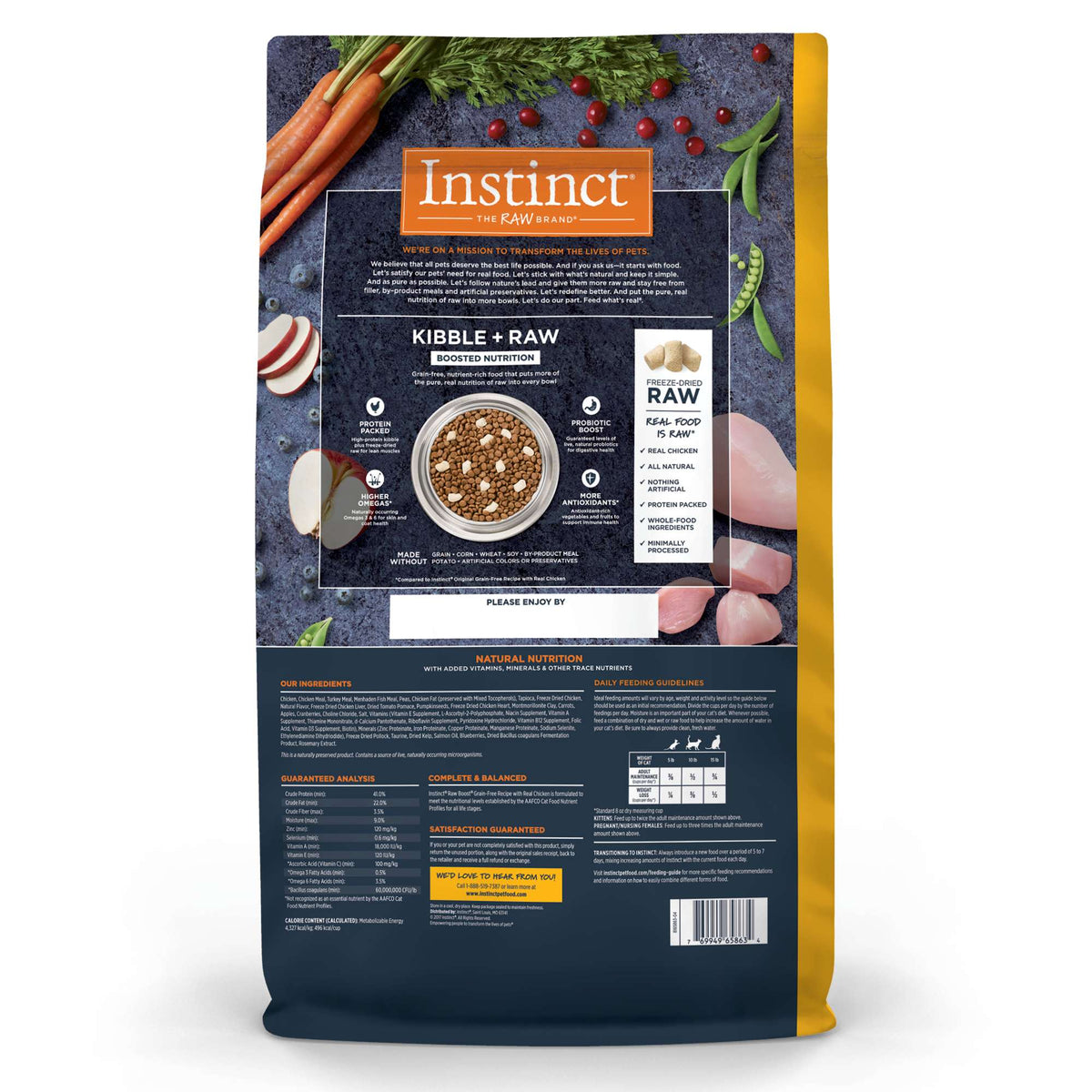 Instinct Raw Boost Grain-Free Recipe with Real Chicken Dry Cat Food