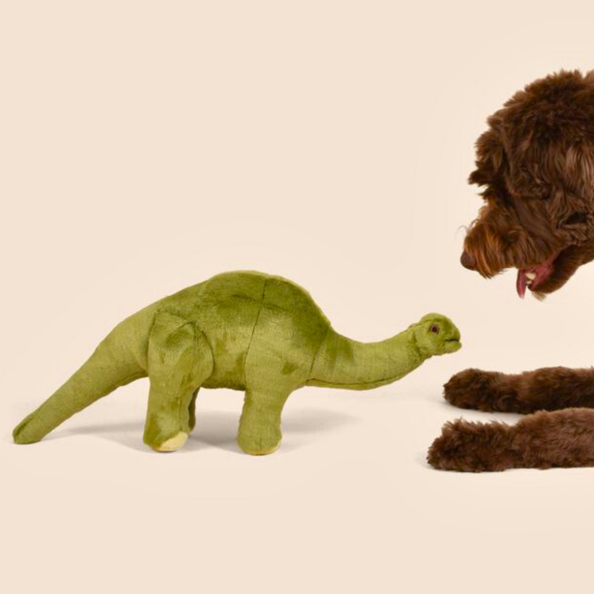 Fluff &amp; Tuff Emily Brontosaurus Dog Toy