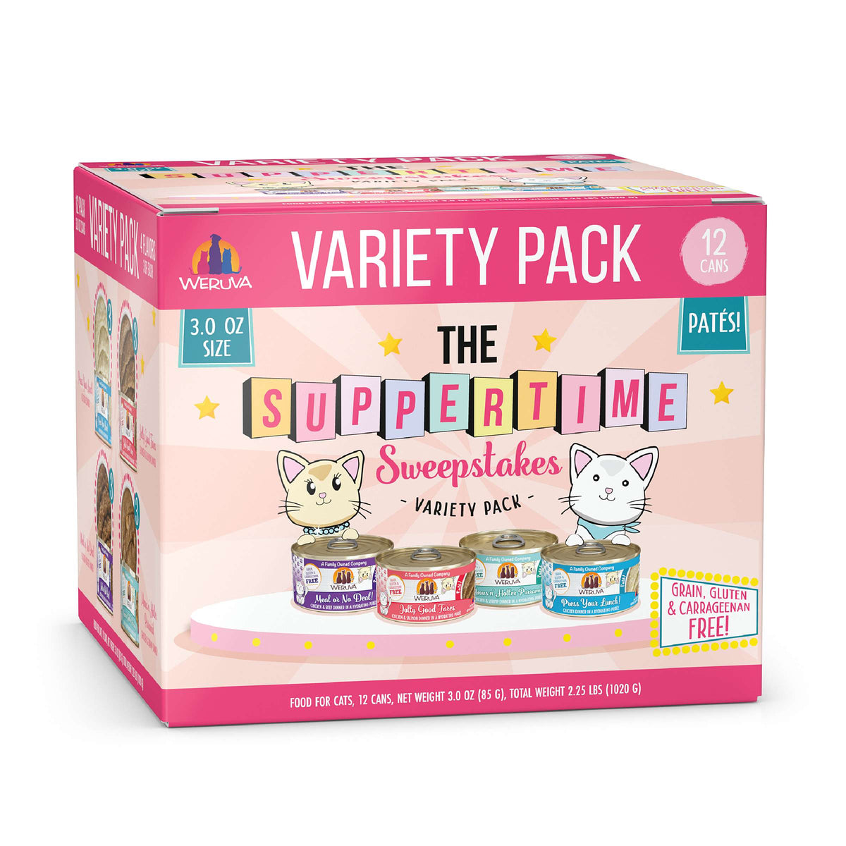 Weruva Paté The Suppertime Sweepstakes Variety Pack Canned Cat Food
