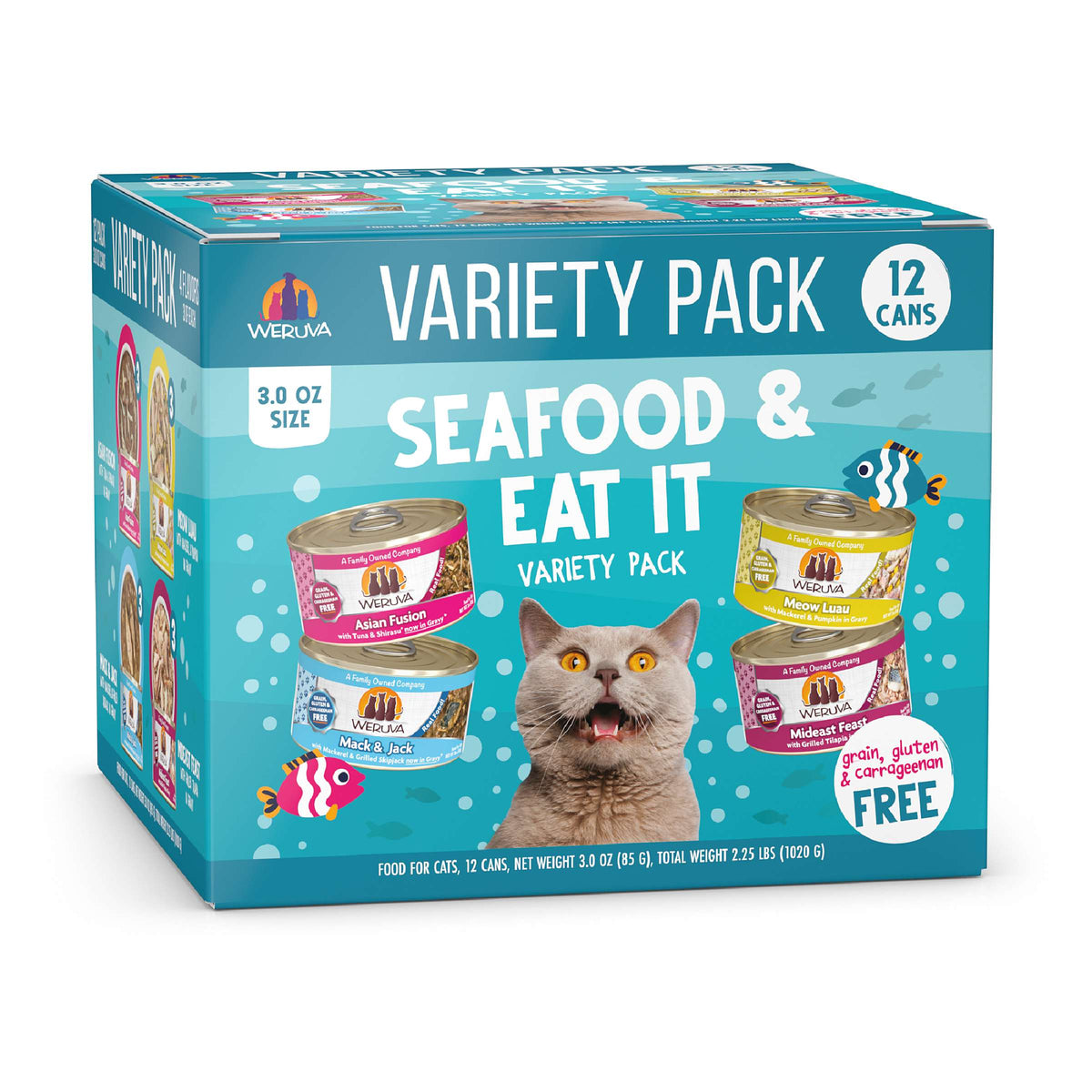 Weruva Seafood &amp; Eat It Variety Pack Canned Cat Food