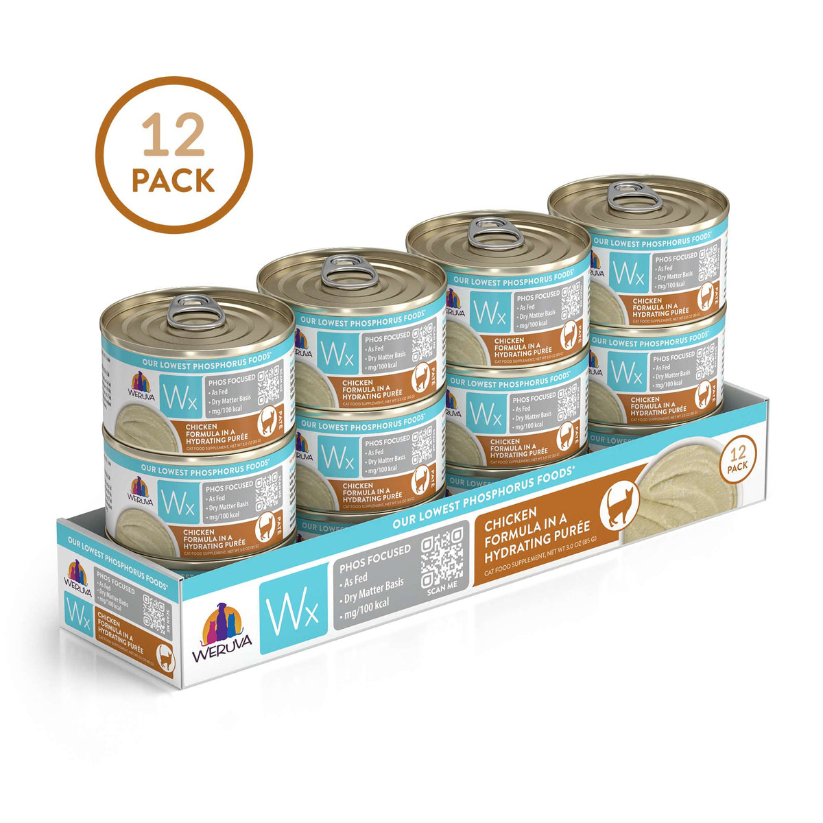 Weruva Wx Phos Focused Chicken in Purée Canned Cat Food