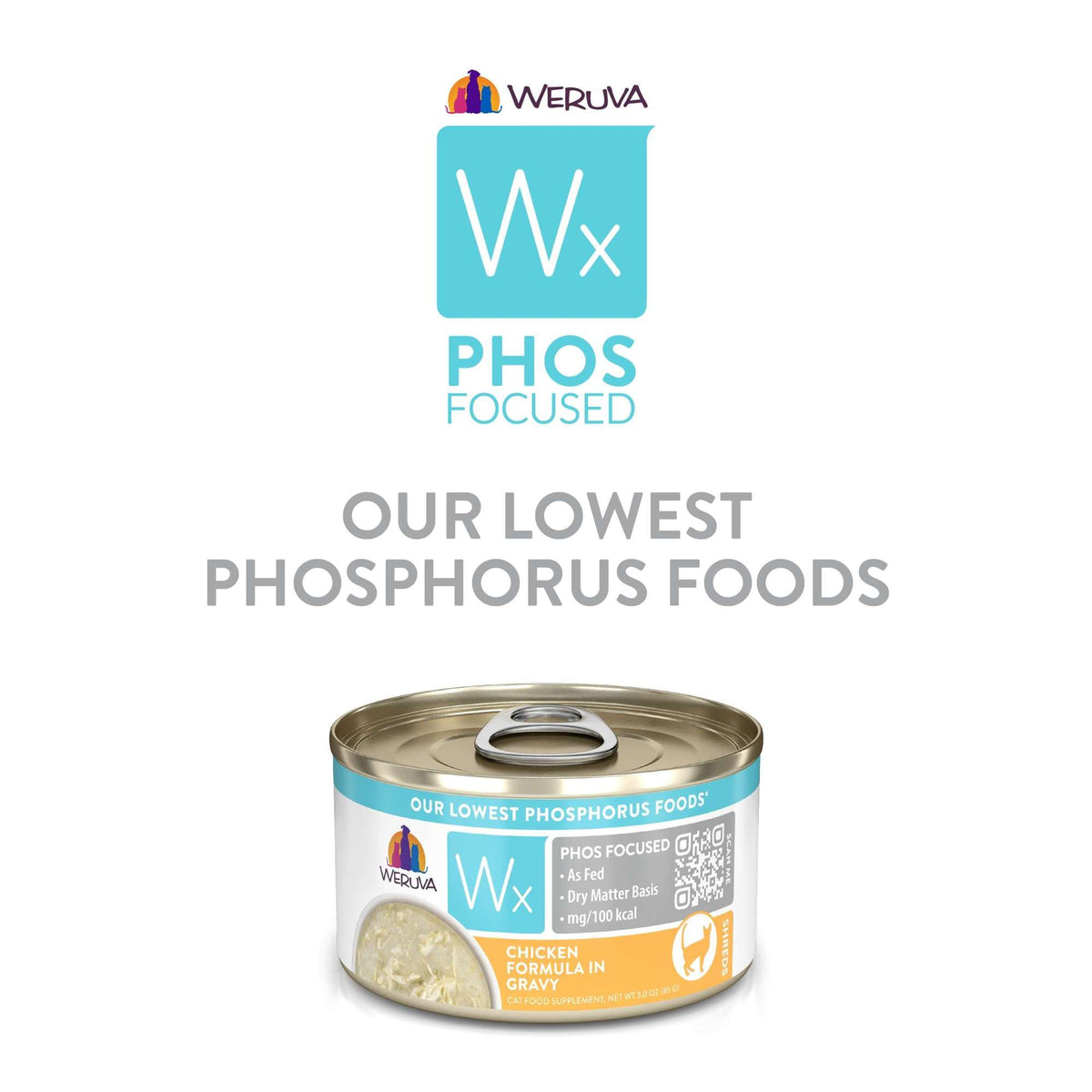 Weruva Wx Phos Focused Chicken in Gravy Canned Cat Food
