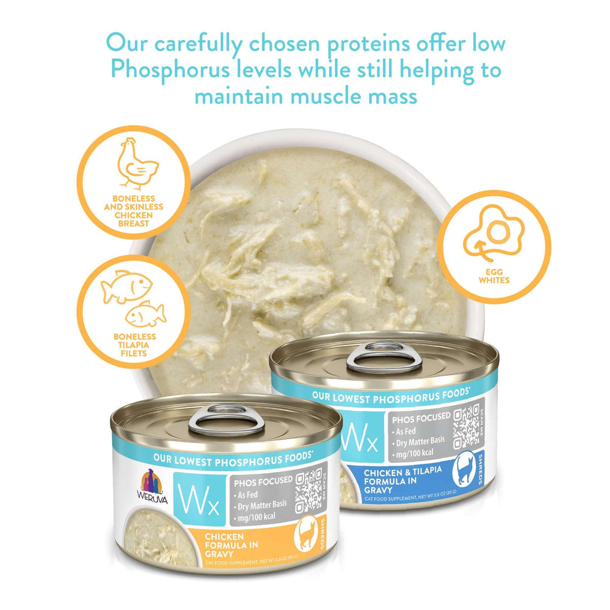 Weruva Wx Phos Focused Chicken in Gravy Canned Cat Food