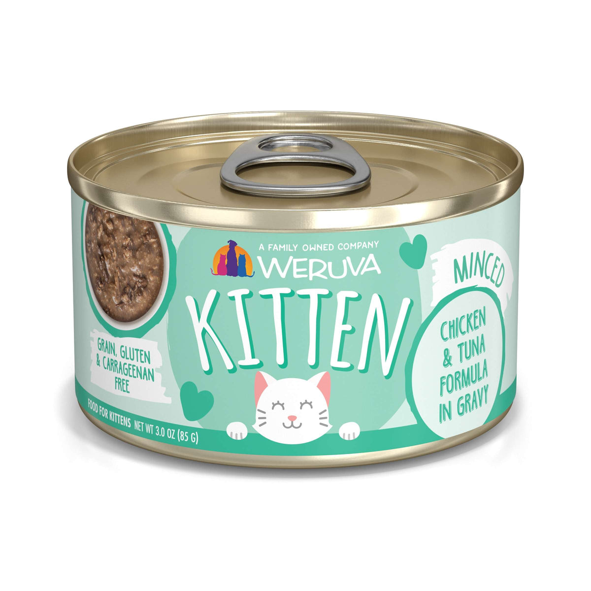 Weruva Kitten Chicken &amp; Tuna in Gravy Canned Cat Food