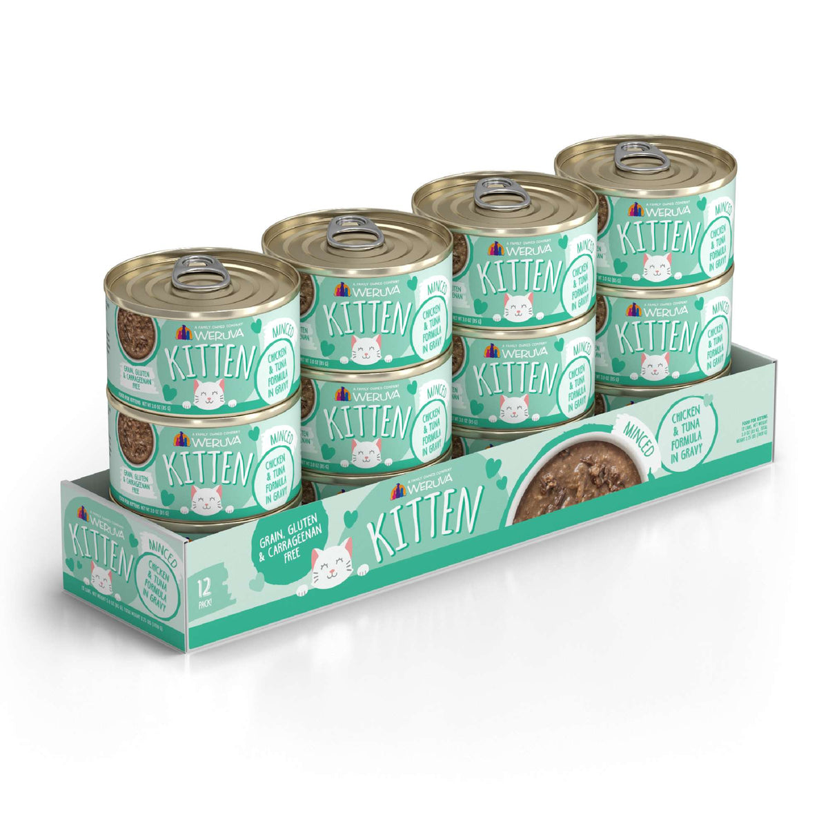 Weruva Kitten Chicken &amp; Tuna in Gravy Canned Cat Food