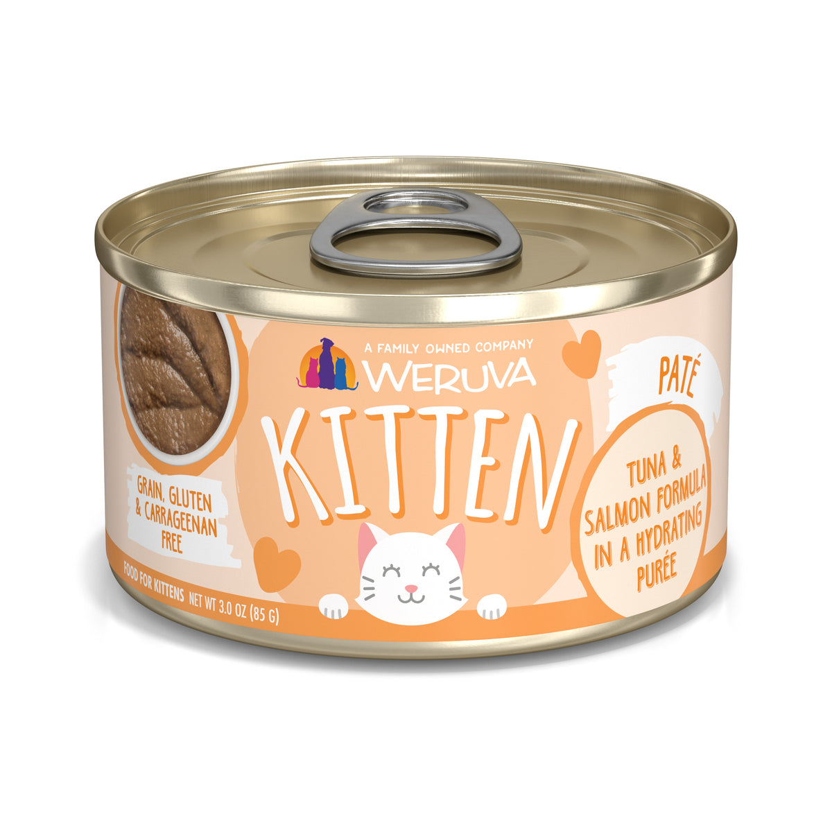 Weruva Kitten Tuna &amp; Salmon Purée Canned Cat Food