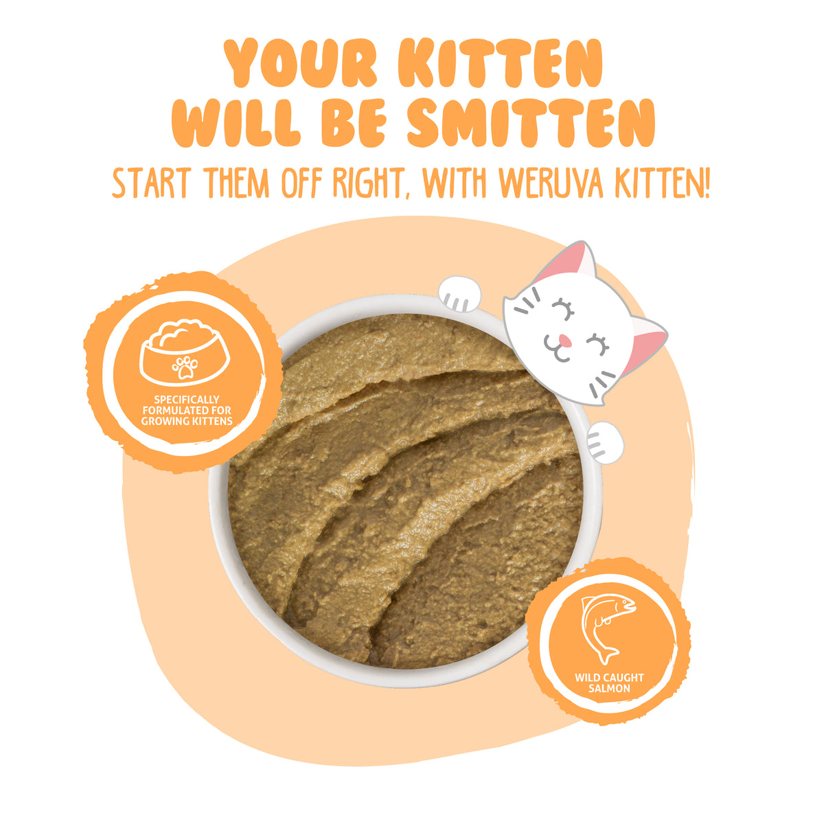 Weruva Kitten Tuna &amp; Salmon Purée Canned Cat Food