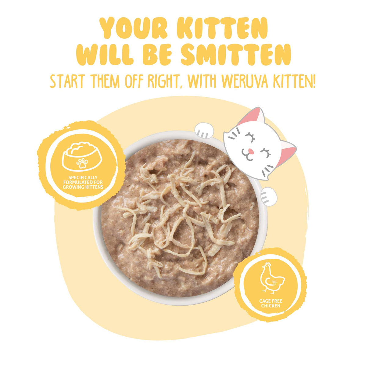 Weruva Kitten Chicken Formula AU JUS Canned Cat Food