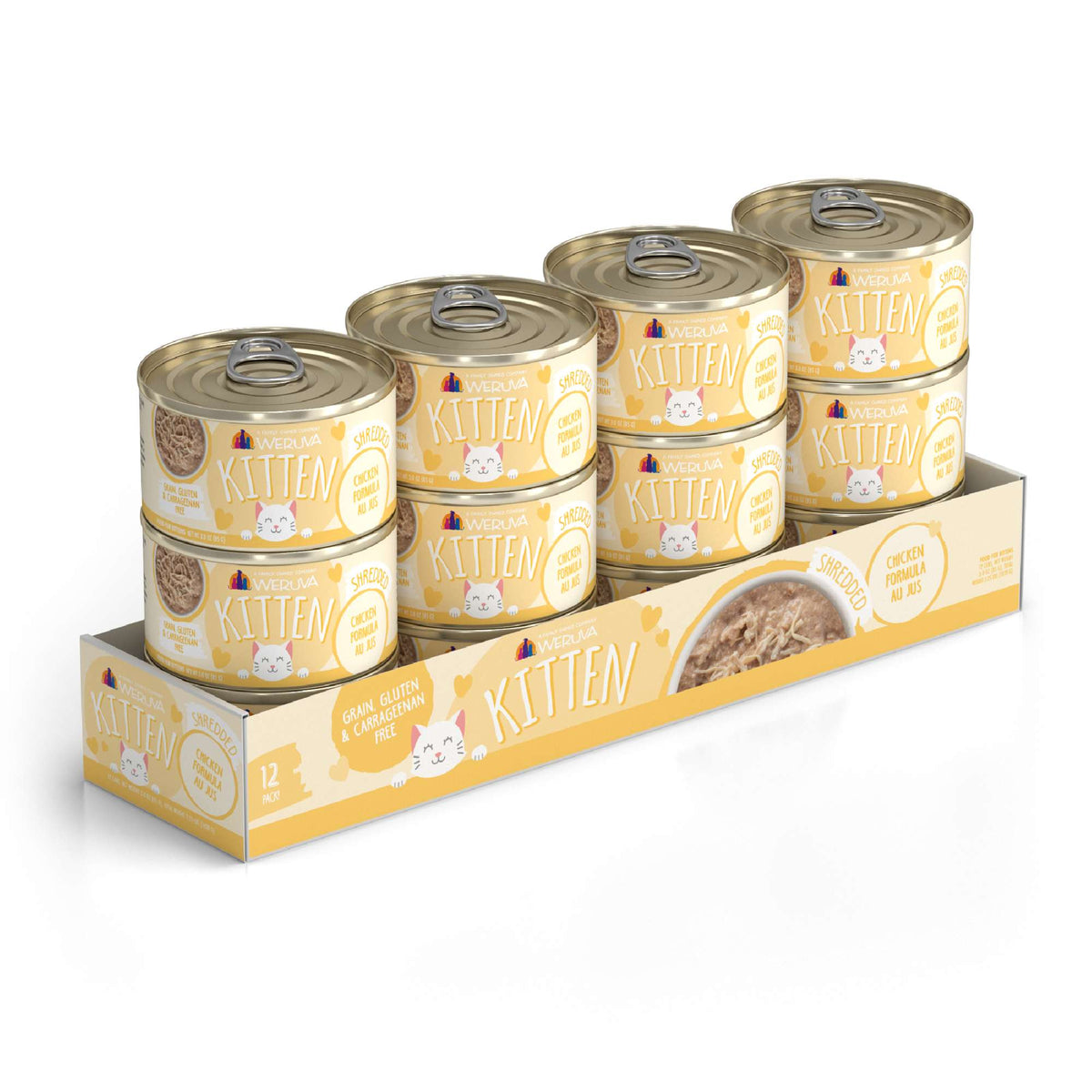 Weruva Kitten Chicken Formula AU JUS Canned Cat Food