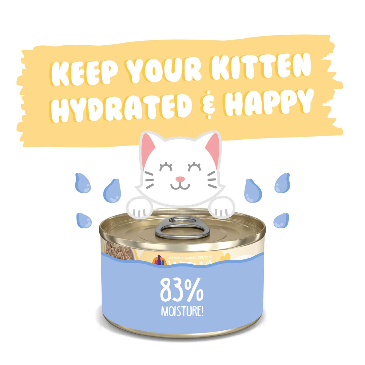 Weruva Kitten Chicken Formula AU JUS Canned Cat Food