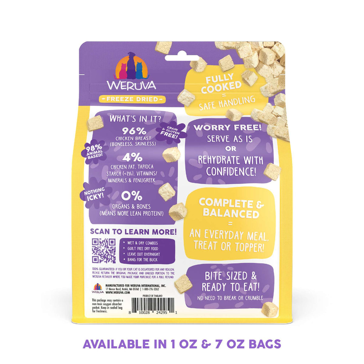 Weruva Freeze-Dried Paw Lickin&#39; Chicken Cat Food