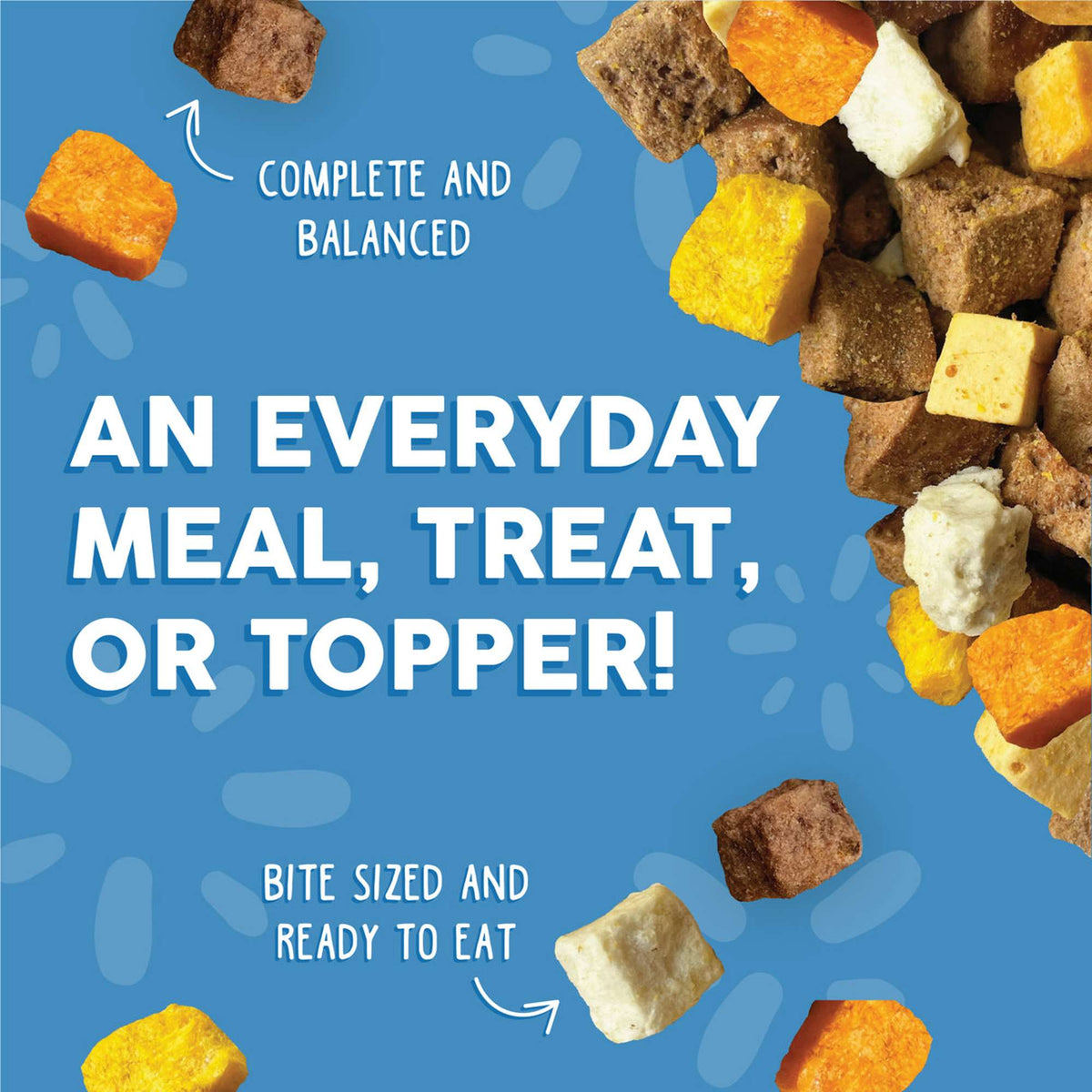 Weruva Freeze Dried Steak Frites Dinner with Sirloin Tip, Egg, Pumpkin &amp; Sweet Potato Dog Food