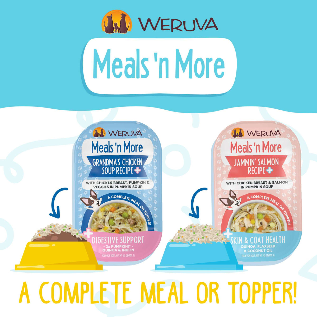 Weruva Meals &#39;n More Funky Chunky Recipe+ Chicken &amp; Veggies Dog Food Cup
