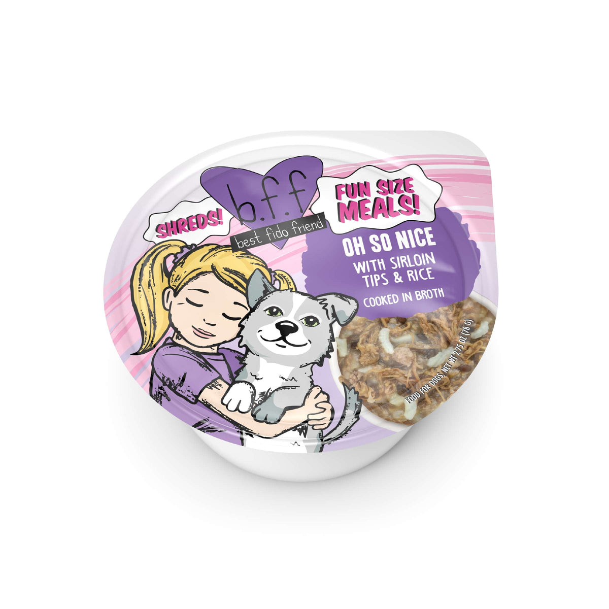 BFF Oh So Nice Beef &amp; Rice Dog Food Cup