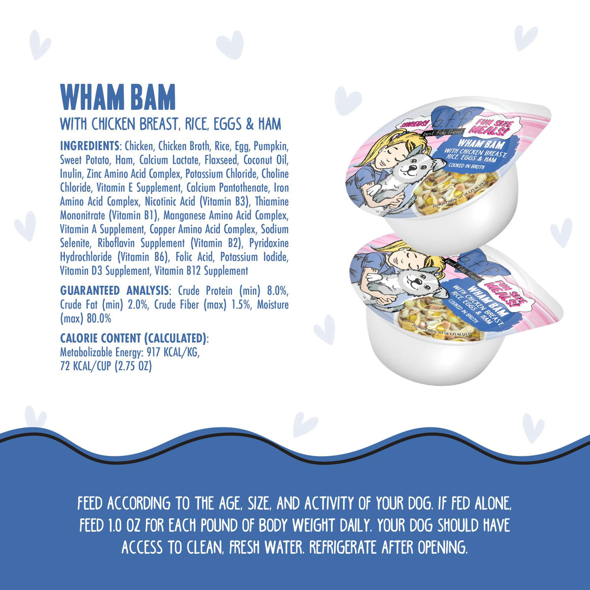 BFF Wham Bam Chicken &amp; Ham Dog Food Cup
