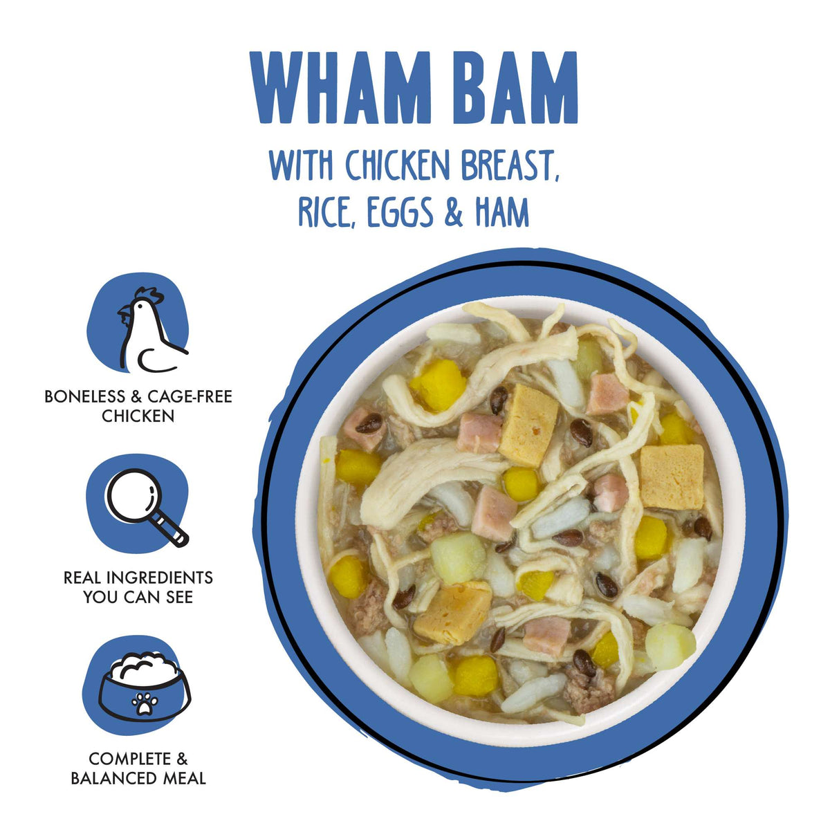 BFF Wham Bam Chicken &amp; Ham Dog Food Cup