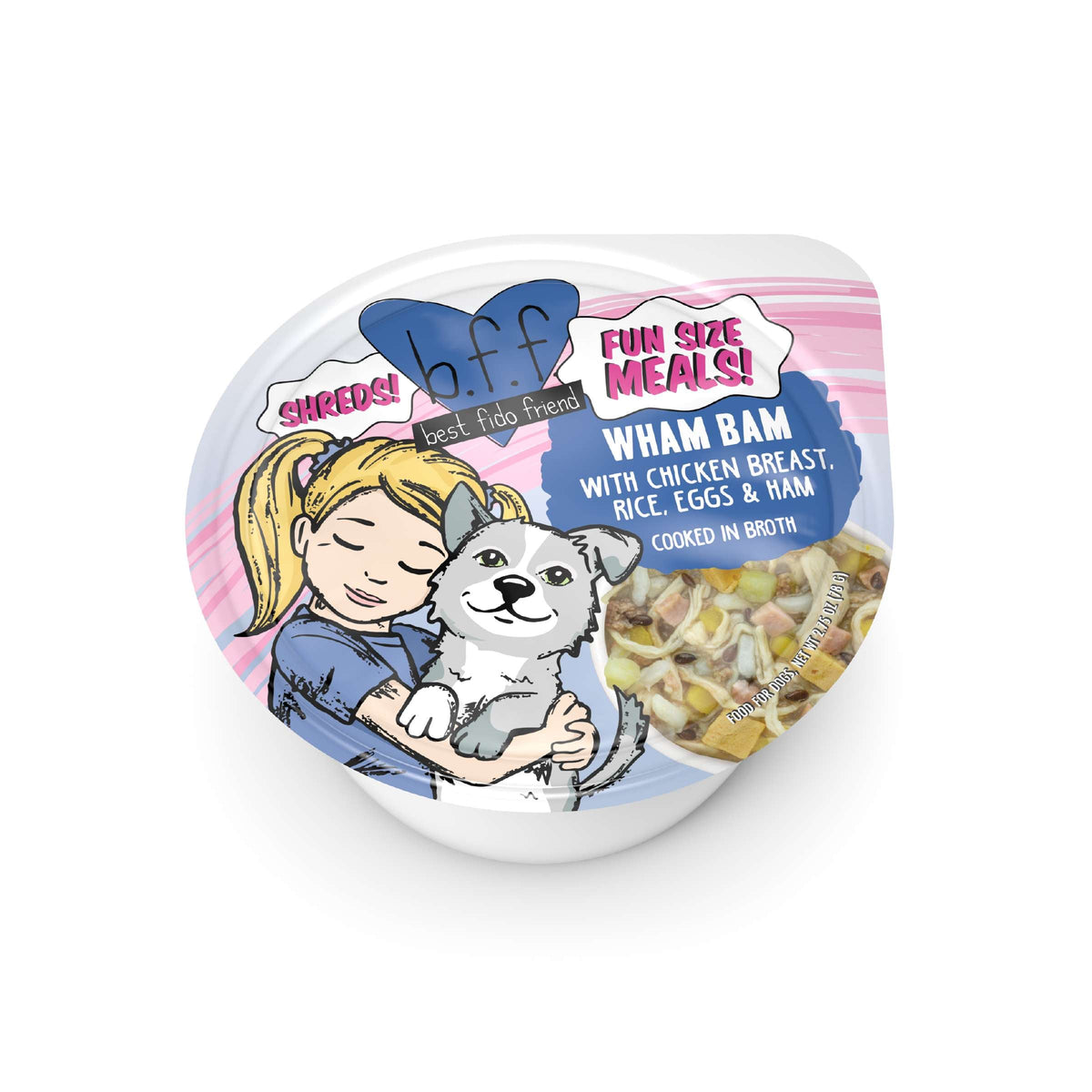 BFF Wham Bam Chicken &amp; Ham Dog Food Cup
