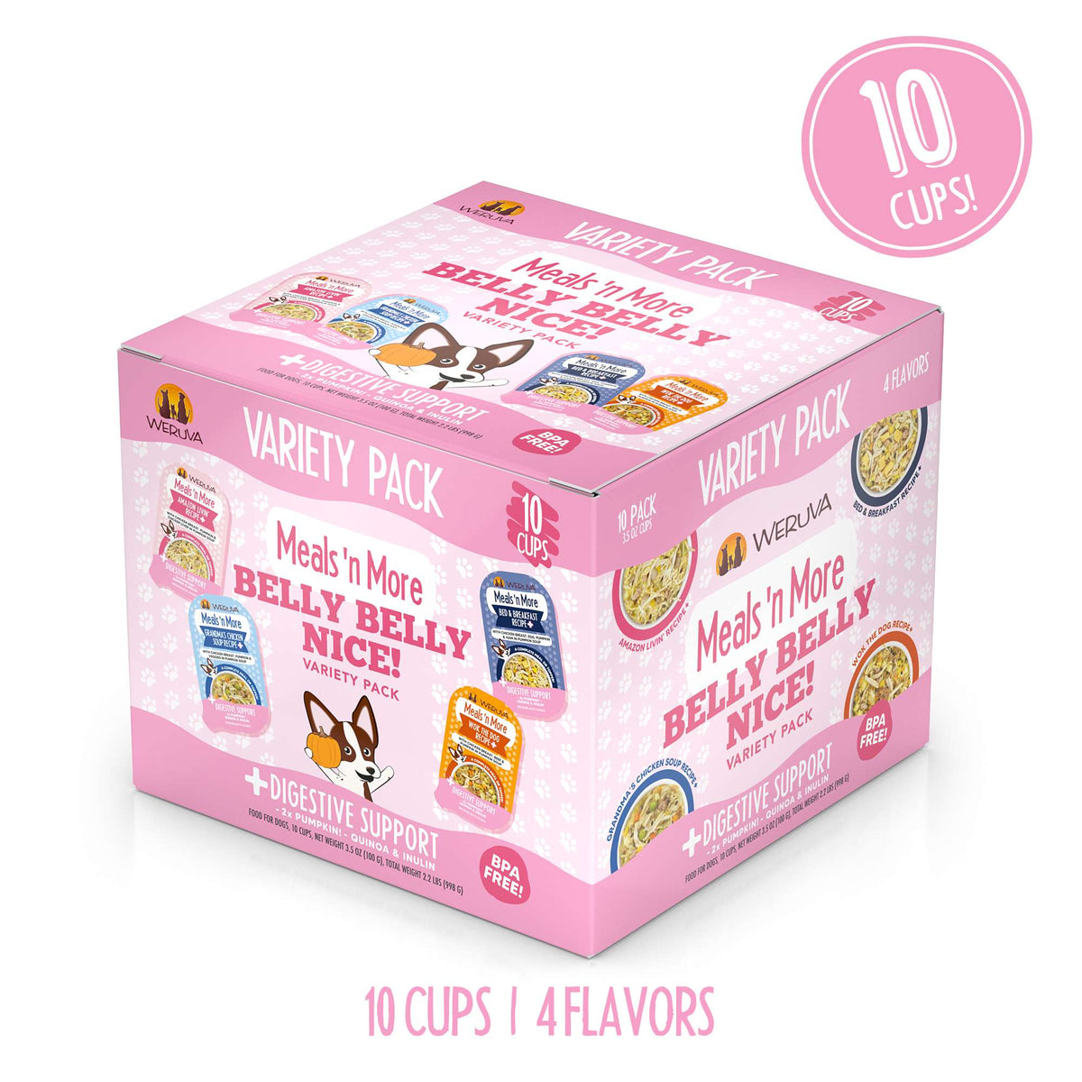 Weruva Meals &#39;n More Belly Belly Nice! Variety Pack Dog Food Cups