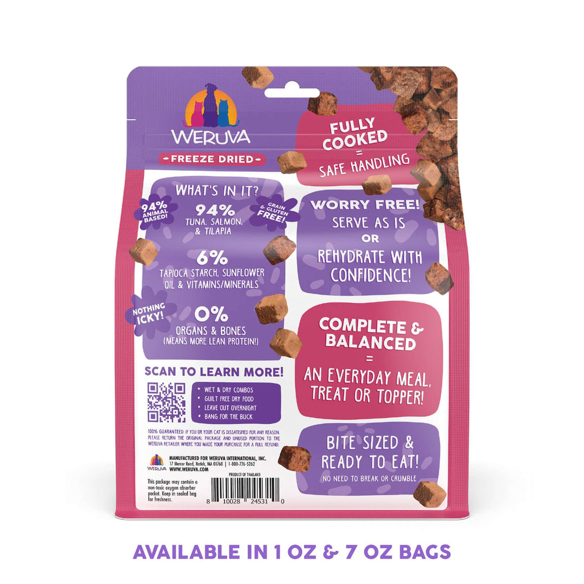 Weruva Freeze-Dried Mideast Feast with Tuna, Salmon &amp; Tilapia Cat Food