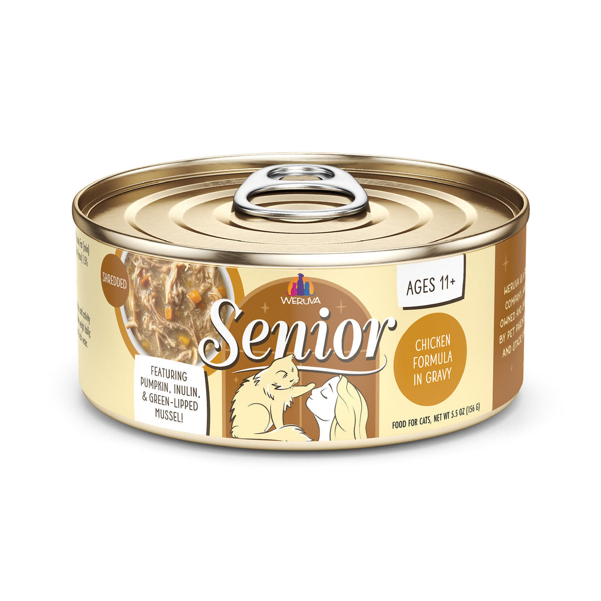 Weruva Senior Chicken Formula in Gravy Canned Cat Food