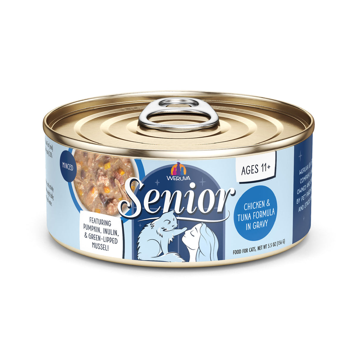 Weruva Senior Chicken &amp; Tuna Formula Canned Cat Food