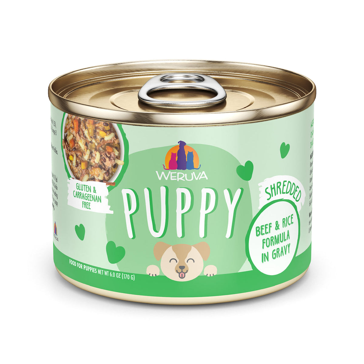 Weruva Puppy Beef &amp; Rice Formula in Gravy Canned Dog Food