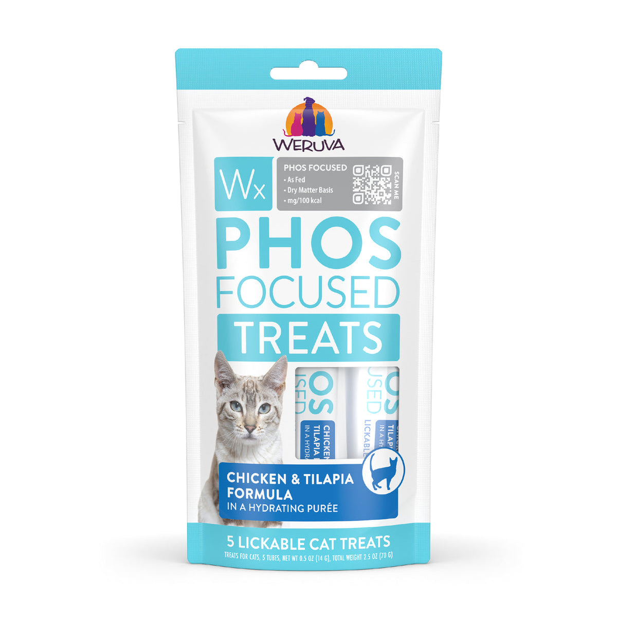 Weruva Wx Phos Focused Lickable Chicken &amp; Tilapia Cat Treat