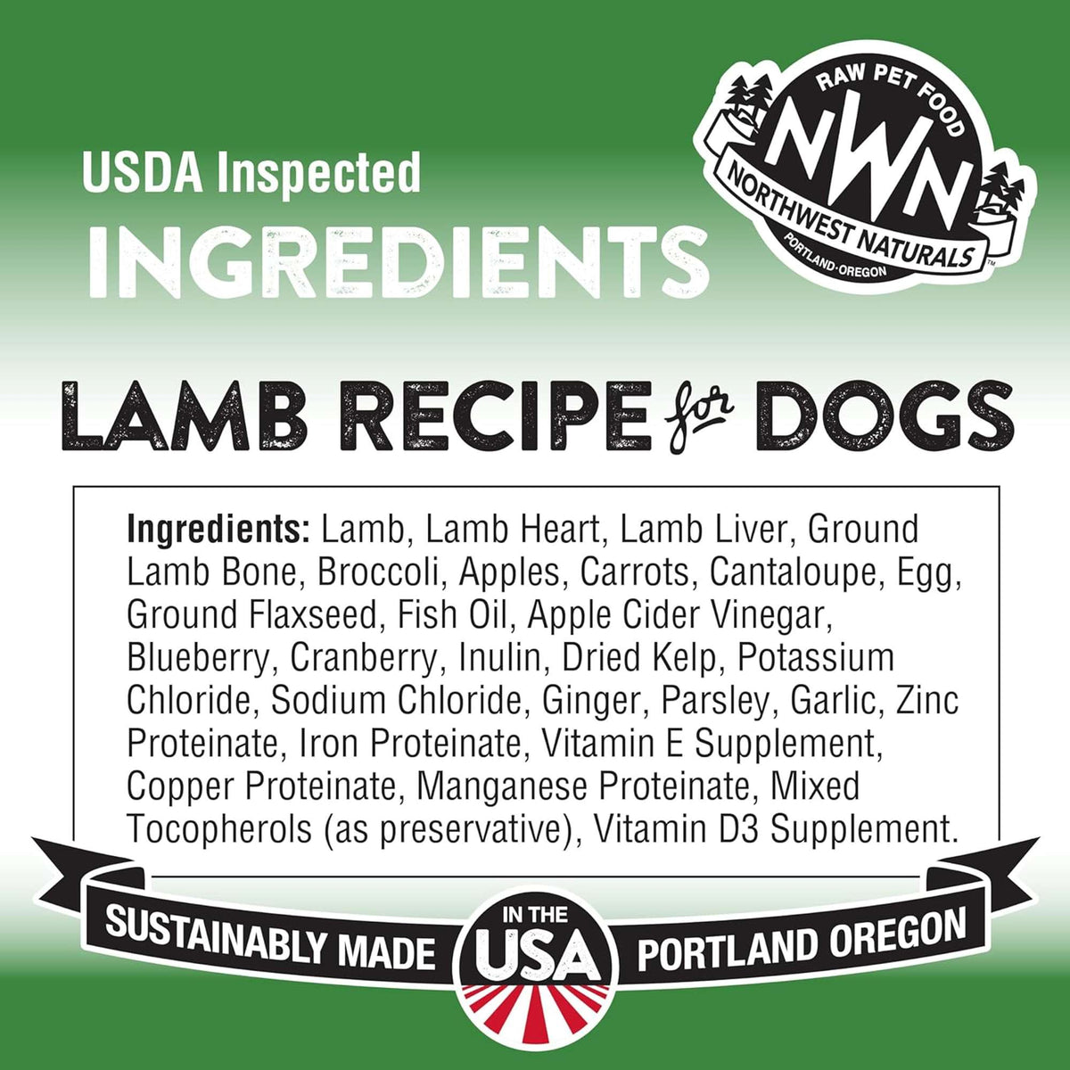 Northwest Naturals Freeze-Dried Raw Lamb Dog Food