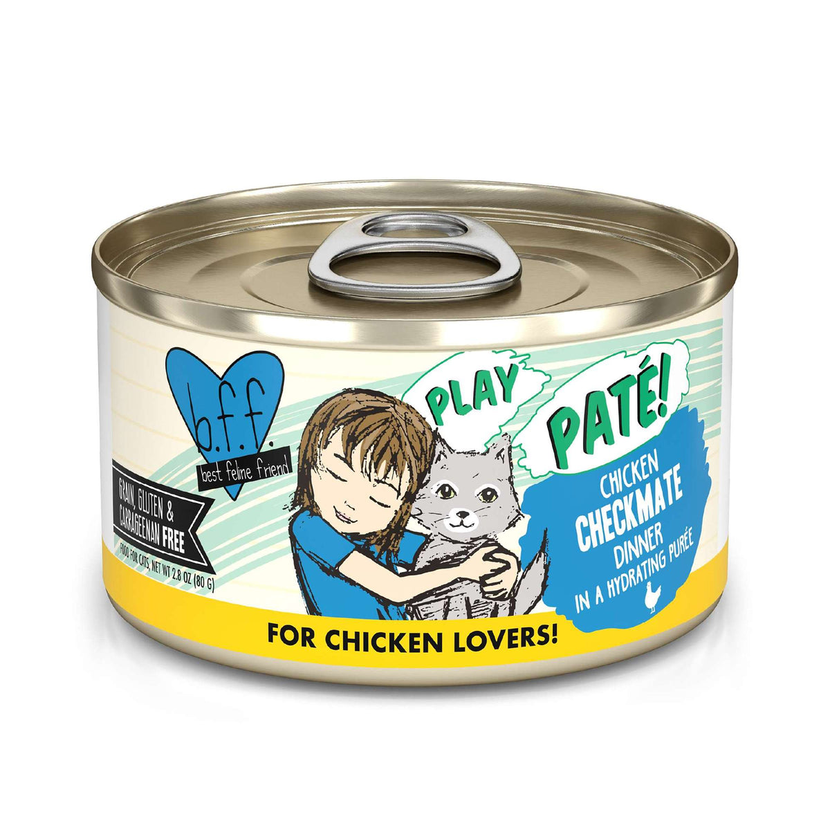 BFF Play Paté! Checkmate Chicken Canned Cat Food
